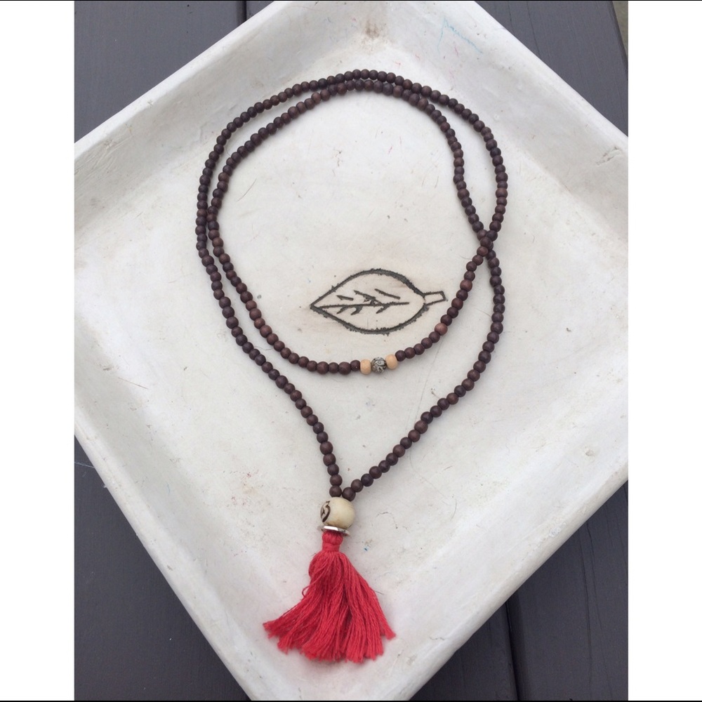 Silver & Sage Mini Mala